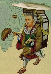 Ilustracja Chiny Podróż do Indii mnicha Xuanzanga